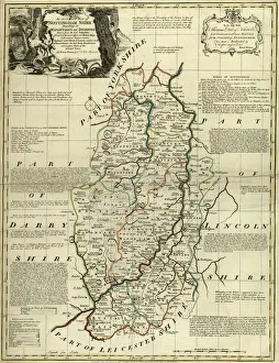 County Map of Nottinghamshire, c. 1777 County Map of Nottinghamshire, c. 1777