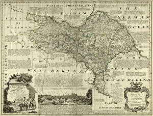 County Map of Yorkshire North Riding, c. 1777 County Map of Yorkshire North Riding, c. 1777