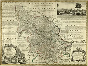 County Map of Yorkshire West Riding, c. 1777 County Map of Yorkshire West Riding, c. 1777