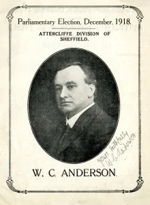 Cover of election communication of William Crawford Anderson (1877 - 1919) Cover of election communication of William Crawford Anderson (1877 - 1919)