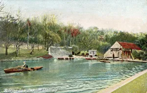 Endcliffe Park Boating Lake and Holme (Second Endcliffe) Grinding Wheel, Sheffield, Yorkshire. c. 1900 Endcliffe Park Boating Lake and Holme (Second Endcliffe) Grinding Wheel, Sheffield, Yorkshire. c. 1900