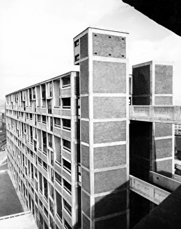 Park Hill Flats, Sheffield, Yorkshire, 1960s Park Hill Flats, Sheffield, Yorkshire, 1960s