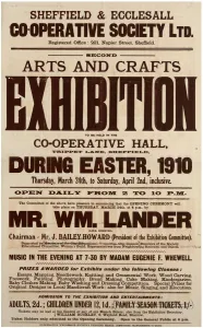 Sheffield and Ecclesall Co-operative Society Ltd - arts and crafts exhibition, 1910 Sheffield and Ecclesall Co-operative Society Ltd - arts and crafts exhibition, 1910