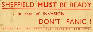 Sheffield Invasion Committee: Sheffield must be ready... in case of invasion - Don't Panic Sheffield Invasion Committee: Sheffield must be ready... in case of invasion - Don't Panic