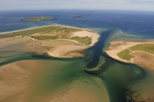Aerial view of the Dooey Peninsula and Ballyness Bay north of Gortahork, County Donegal Aerial view of the Dooey Peninsula and Ballyness Bay north of Gortahork, County Donegal