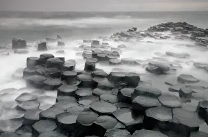 Coastal basalt landscape, Giants Causeway, Unesco Heritage Site, County Antrim Coastal basalt landscape, Giants Causeway, Unesco Heritage Site, County Antrim