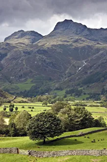 Harrison Stickle and Great Langdale Valley. Lake District, Cumbria, England. September 2010 Harrison Stickle and Great Langdale Valley. Lake District, Cumbria, England. September 2010