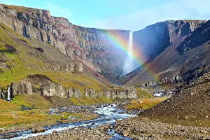 Hengifoss Waterfall Print