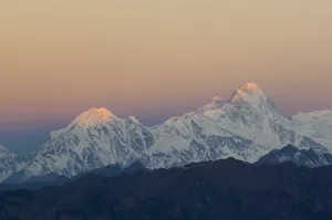 Manaslu range seen from Laurebinya, at sunrise, Laurebinya, Langtang - Gosaikund region Manaslu range seen from Laurebinya, at sunrise, Laurebinya, Langtang - Gosaikund region