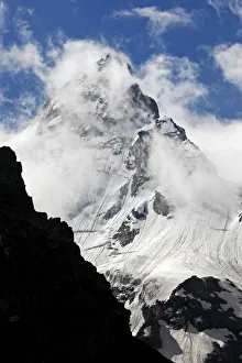 Mount Jantugan (3, 480m) in Adylsu valley, side valley to Baksan and Elbrus, Caucasus Mount Jantugan (3, 480m) in Adylsu valley, side valley to Baksan and Elbrus, Caucasus