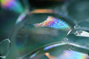 Print of Soap Bubble Interference Patterns