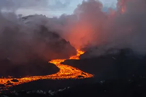 Red hot lava flow from Plosky Tolbachik Volcano, Kamchatka Peninsula, Russia, 15 Red hot lava flow from Plosky Tolbachik Volcano, Kamchatka Peninsula, Russia, 15