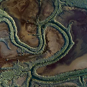 RioTinto tidal area and saltmarshes, with healthy vegetation RioTinto tidal area and saltmarshes, with healthy vegetation