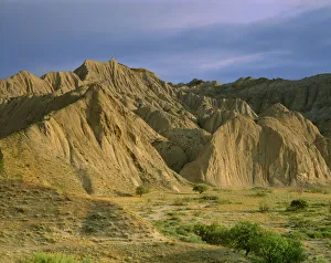 Semi desert with Badlands, border area to Azerbaidjan, Vashlovani National Park, Georgia Semi desert with Badlands, border area to Azerbaidjan, Vashlovani National Park, Georgia