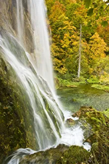 Veliki Prstvaci waterfalls, Upper Plitvice lakes, Plitvice Lakes NP, Croatia, October Veliki Prstvaci waterfalls, Upper Plitvice lakes, Plitvice Lakes NP, Croatia, October