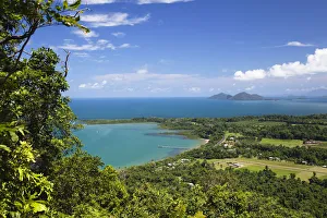 View from Bieton Hill looking southwards over Mission Beach, near Innisfail, Queensland View from Bieton Hill looking southwards over Mission Beach, near Innisfail, Queensland