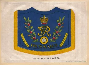 British Army Cavalry Prints: 18th Hussars, c1910. Creator: Unknown