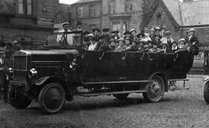 Prints of 1920 Leyland RAF type charabanc in Bradford Bradford Prints: 1920 Leyland RAF Type Charabanc Print in Bradford