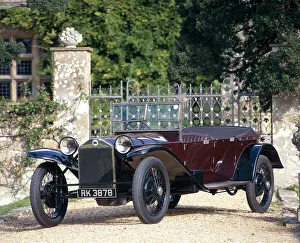 Vintage Road Transport Prints: A 1926 Lancia Lambda 6th series