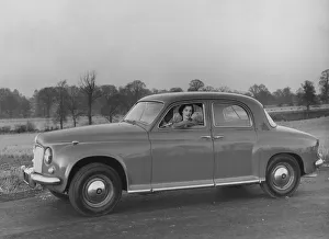 Vintage Saloon Cars UK Prints: 1955 Rover 75. Creator: Unknown