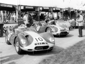1958 Listers in pits at Goodwood Tourist Trophy. Creator: Unknown 1958 Listers in pits at Goodwood Tourist Trophy. Creator: Unknown
