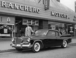 1958 Studebaker Silver Hawk Print