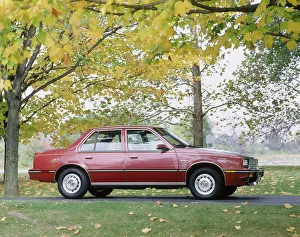 American Automotive History Prints: 1983 Cadillac Cimarron. Creator: Unknown