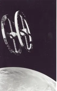 2001: A Space Odyssey Space Station Print, 1968