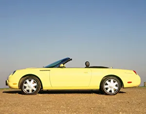2003 Ford Thunderbird Convertible Side View Print