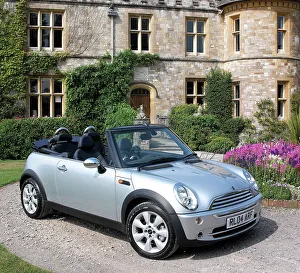 Classic Car Transport Prints: 2004 Mini Cooper Convertible