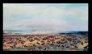 18th or 19th Century British Battle Scene Print