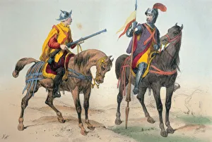Horseback Soldiers Prints: 2685124