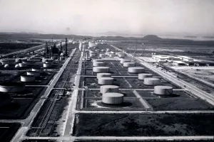 Industrial Oil Refinery Complex Print
