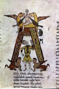 Medieval Allegorical Print