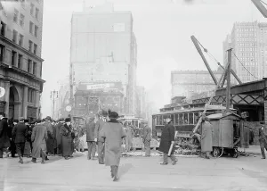 5th Ave. and Broadway Print, c1910-1915