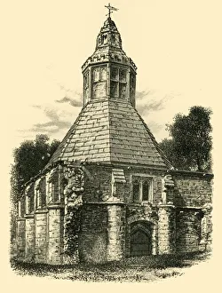 Glastonbury Tourist Attractions Prints: The Abbots Kitchen, 1898. Creator: Unknown