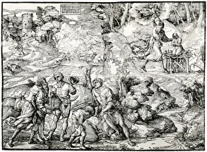 Abrahams Sacrifice, 1516-1518, (1937). Artist: Ugo da Carpi Abrahams Sacrifice, 1516-1518, (1937). Artist: Ugo da Carpi