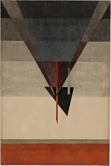Prints of Abstieg (Descent), 1925. Found in the Collection of Moritzburg museum of the state Saxony-Anhalt, Halle Abstract Art Prints: Abstieg (Descent) Print, 1925, Moritzburg Museum Collection