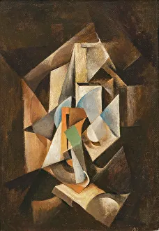 Abstract Art Russia Prints: Abstract composition. Creator: Yudin, Lev Alexandrovich (1903-1941)