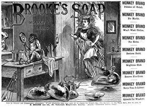 Advertisement for Brookes Monkey Brand Soap, 1887 Advertisement for Brookes Monkey Brand Soap, 1887