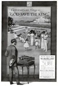 Royal Coronation Event Prints: Advertisement for the Gramophone and Co. Ltd