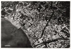 Aerial view of Funchal, Madeira, from a Zeppelin, 1928 (1933) Aerial view of Funchal, Madeira, from a Zeppelin, 1928 (1933)