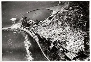 Aerial view of Tangier, Morocco, from a Zeppelin, 1930 (1933) Aerial view of Tangier, Morocco, from a Zeppelin, 1930 (1933)