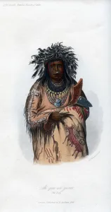 Ak-quee-we-zaints, The Boy, 1848. Artist: Harris Ak-quee-we-zaints, The Boy, 1848. Artist: Harris