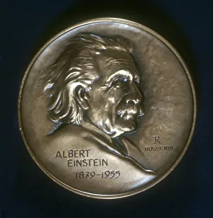 German Physicist Biography Prints: Albert Einstein (1879-1955), mathematical physicist, c1979