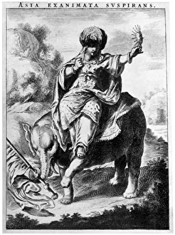 Allegorical view of Asia, early 20th century (1926).Artist: Cornelis de Visscher Allegorical view of Asia, early 20th century (1926).Artist: Cornelis de Visscher