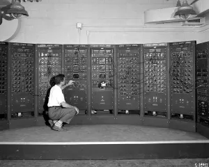 American Space Exploration Prints: Analog Computing Machine in Fuel Systems Building, Cleveland, Ohio, USA, 1949