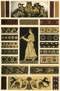 Ancient Greek pottery, (1898). Creator: Unknown Ancient Greek pottery, (1898). Creator: Unknown