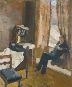 Edvard Munch Norway Prints: Andreas Reading