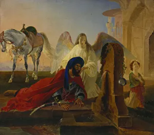 Angel and Peri Print, Regional Art Museum, Volgograd